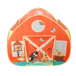 Pop Up Speeltent Boerderij met Speelmat