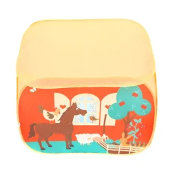 Pop Up Speeltent Boerderij met Speelmat