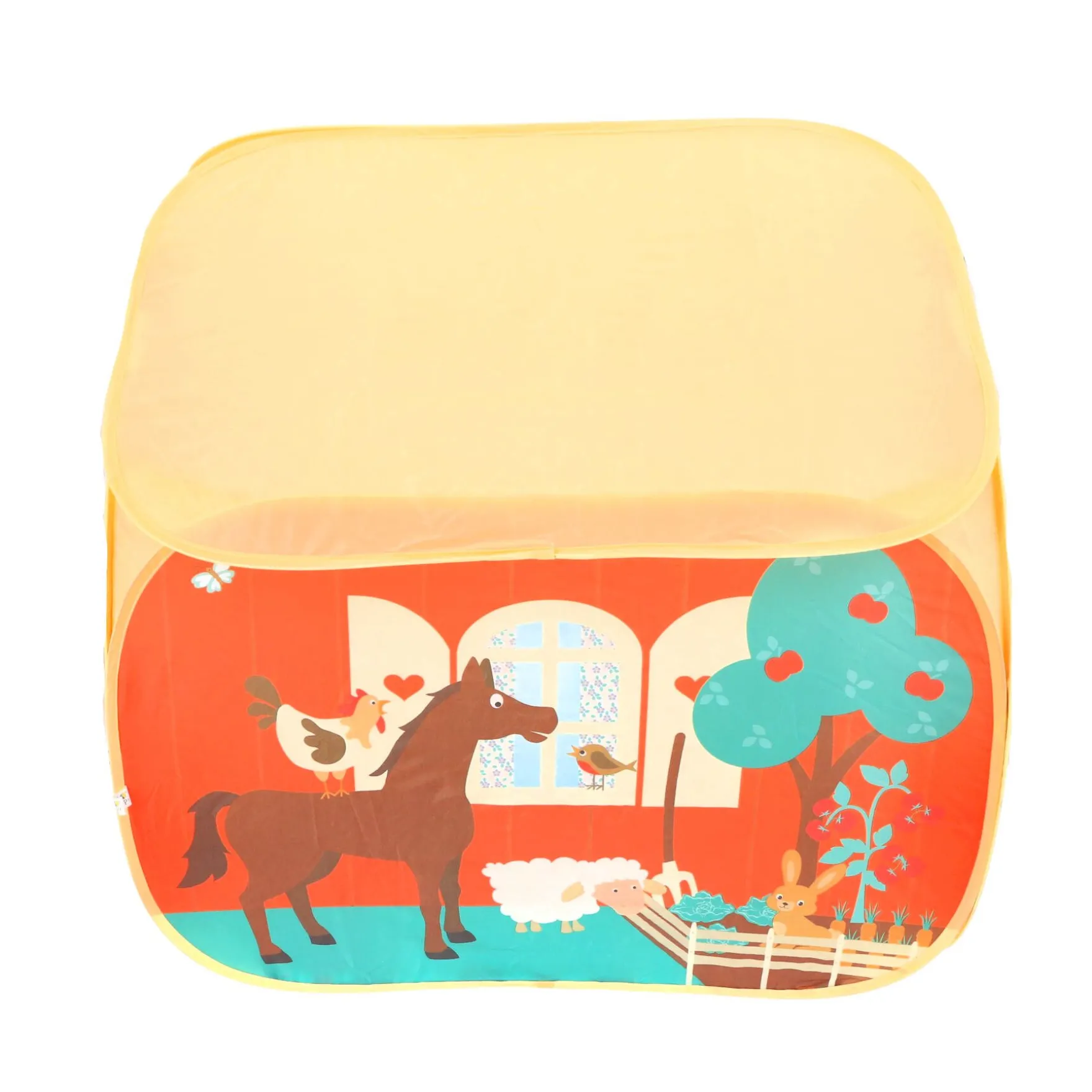 Pop Up Speeltent Boerderij met Speelmat