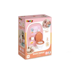 Poppen toilet baby nurse roze