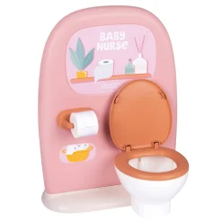 Poppen toilet baby nurse roze