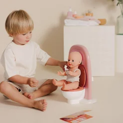 Poppen toilet baby nurse roze