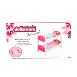 Poppenbed Stapelbed 54 X 29 X 43 Cm My Beautiful Dolls Room