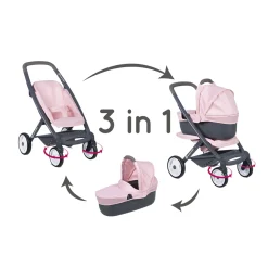 Poppenwagen Quinny 3 In 1 Licht Roze