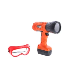 Powerrrr Gereedschap Lamp Met Bril B/O
