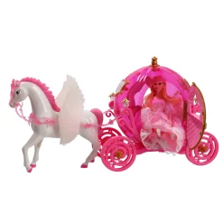 Prinses paardenkoets met licht