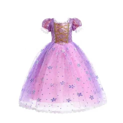 Prinsessenjurk paars 98-104