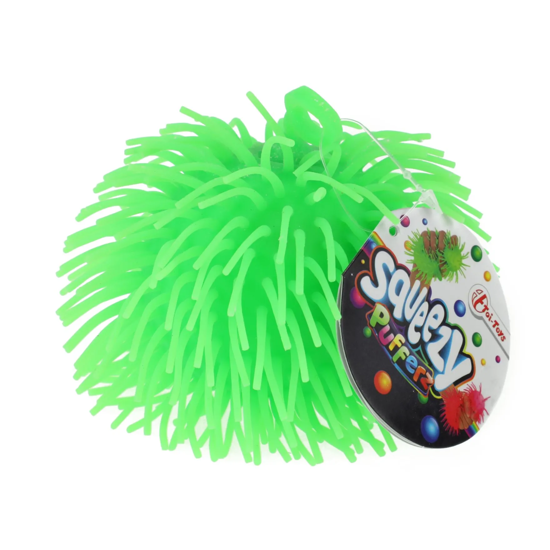 Pufferz kneedbare pufferbal foam 12 cm 120 gram 4 assorti