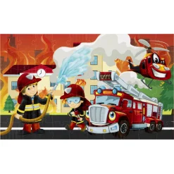 Puzzel brandweer 60 stukjes