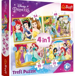 Puzzel Disney Princess 4 in 1
