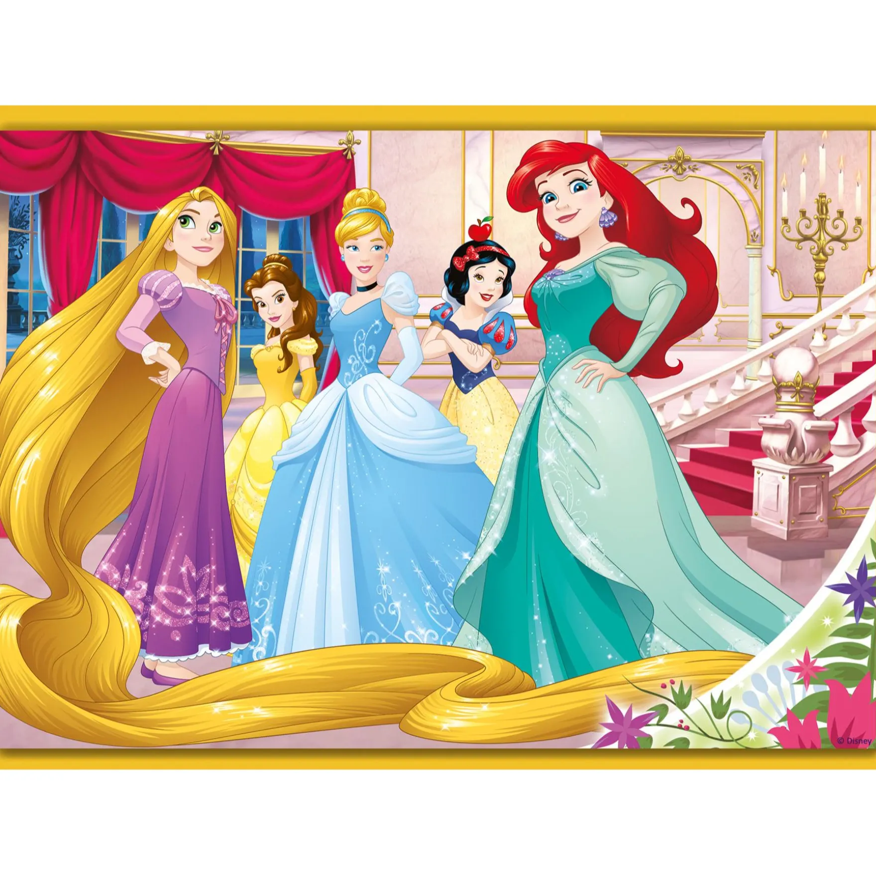 Puzzel Disney Princess 4 in 1