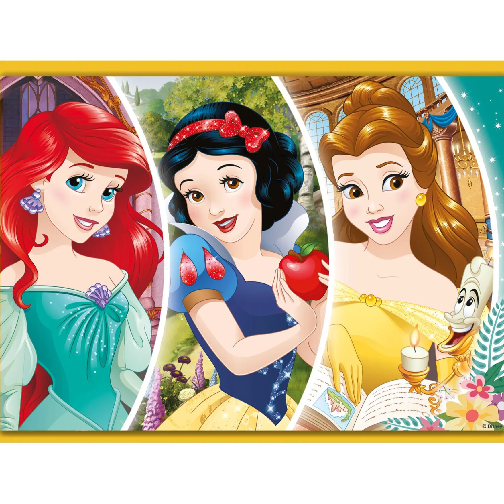 Puzzel Disney Princess 4 in 1