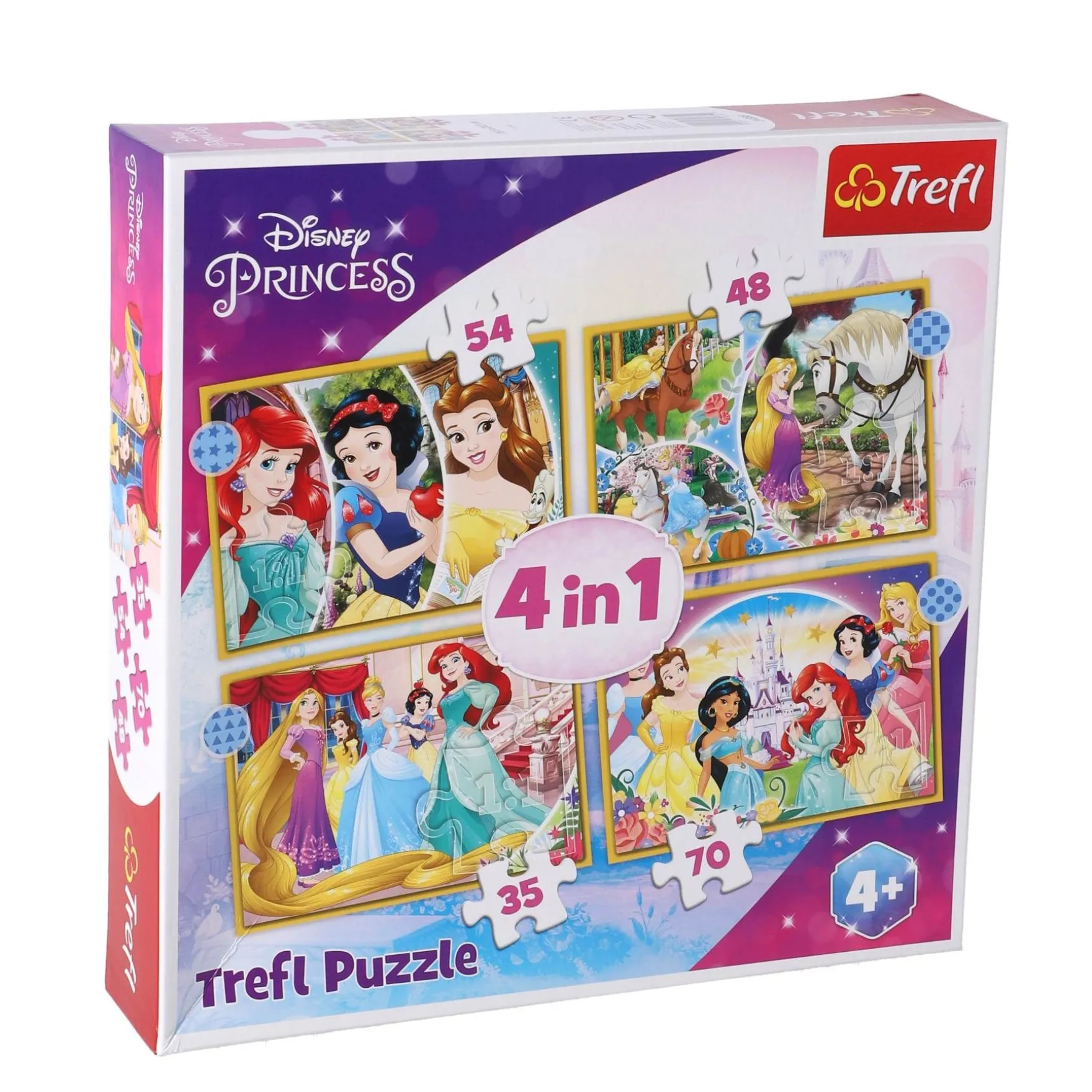 Puzzel Disney Princess 4 in 1