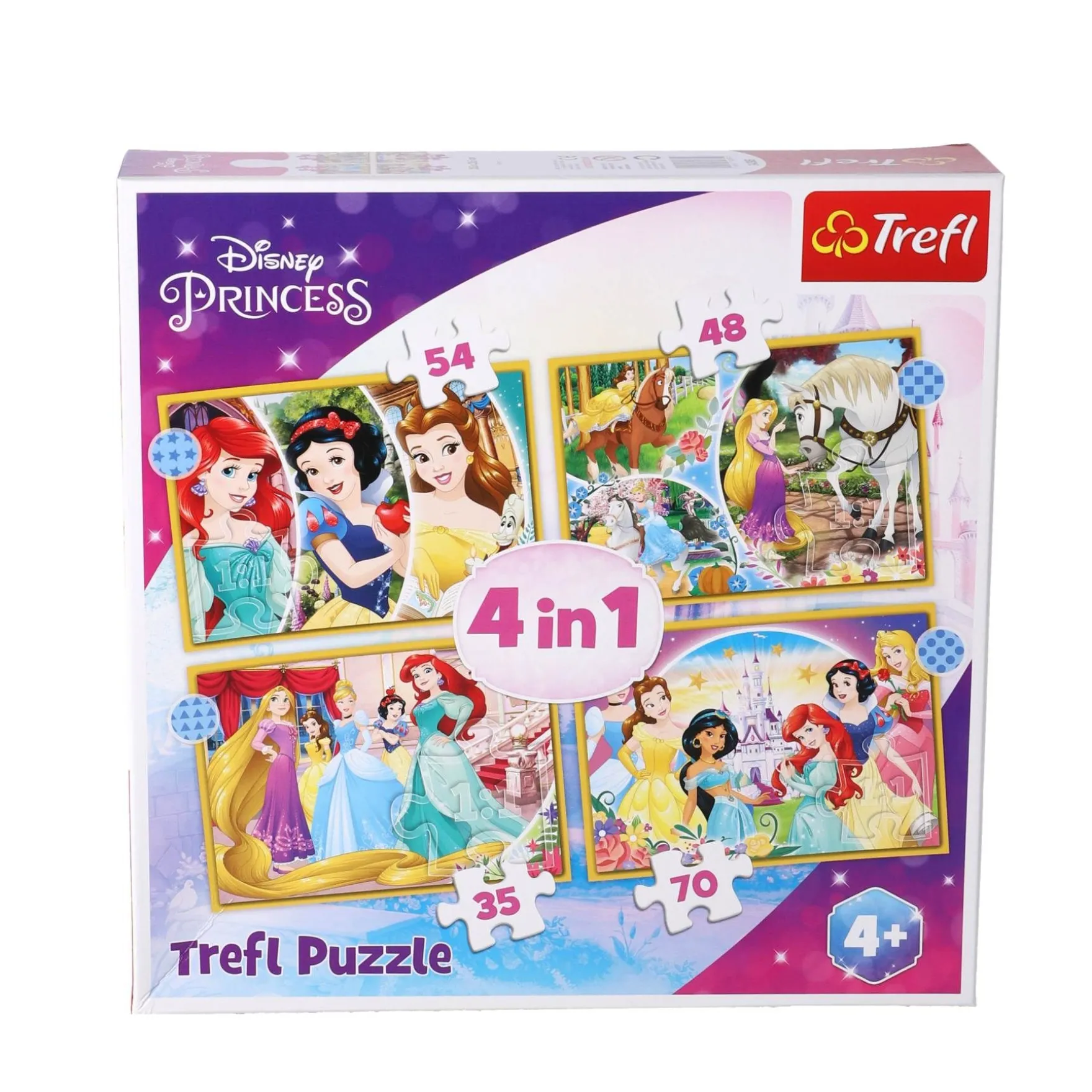 Puzzel Disney Princess 4 in 1