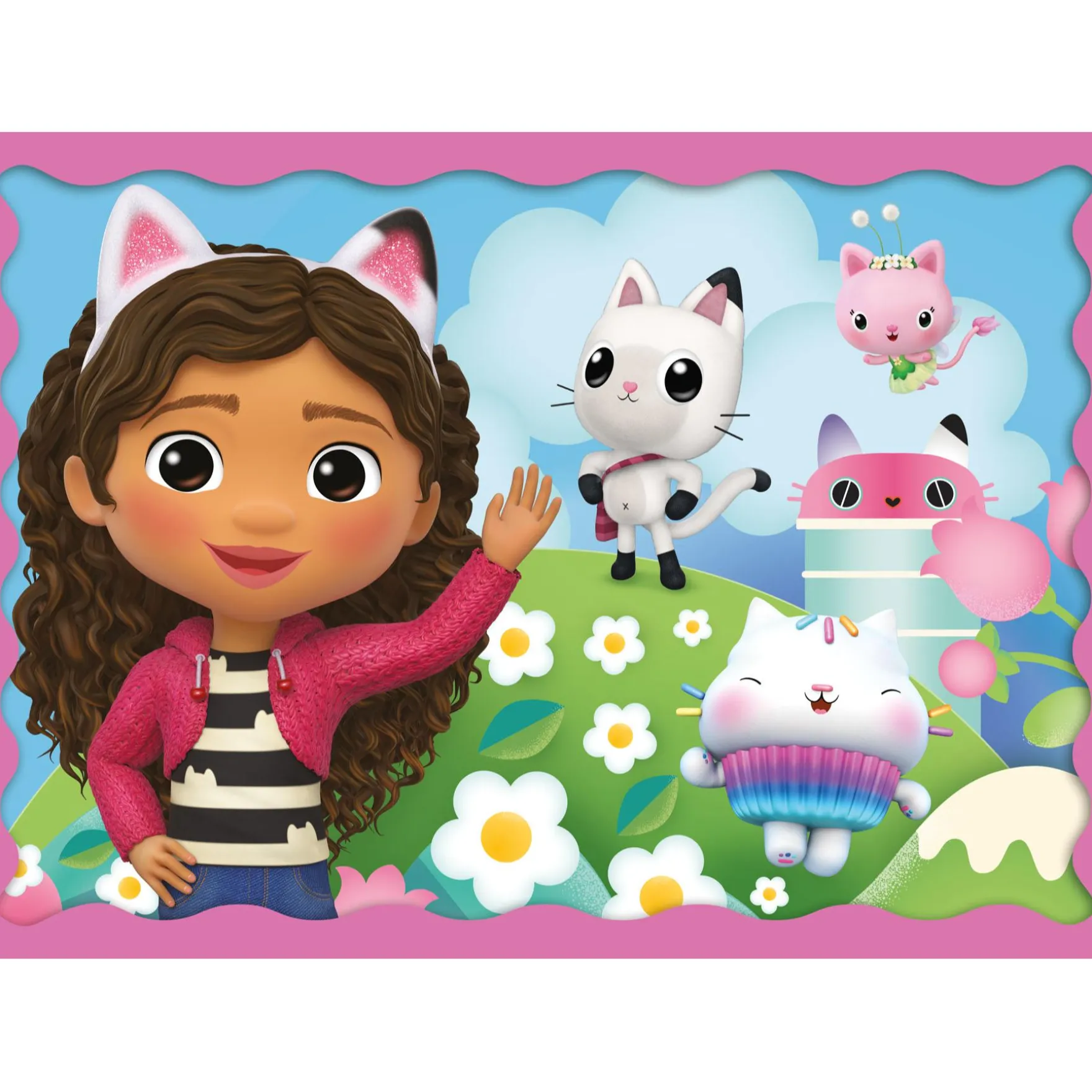 Puzzel Gabby's Dollhouse 4 in 1