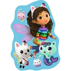 Puzzel Gabby's Dollhouse hout figuur 50 stukjes  luxe