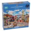 Puzzel  Gibsons 1000 Stuk Clocktower Market