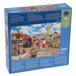 Puzzel  Gibsons 1000 Stuk Clocktower Market