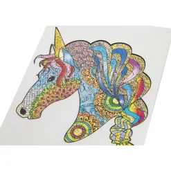 Puzzel hout figuur eenhoorn 137 stukjes