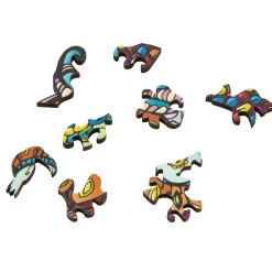 Puzzel hout figuur uil 133 stukjes