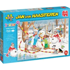 Puzzel Jan Van Haasteren Junior De Sneeuwpop 150 Stukjes