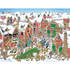 Puzzel Jan van Haasteren Het Dorp Van De Kerstman  1000 stukjes