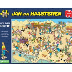 Puzzel Jan Van Haasteren Zandsculpturen 1000  Stukjes