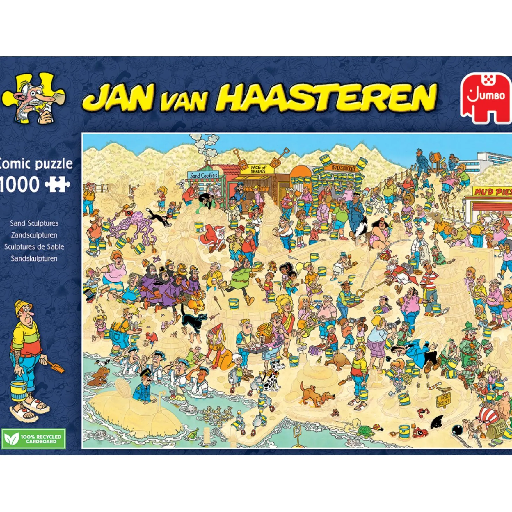 Puzzel Jan Van Haasteren Zandsculpturen 1000 Stukjes