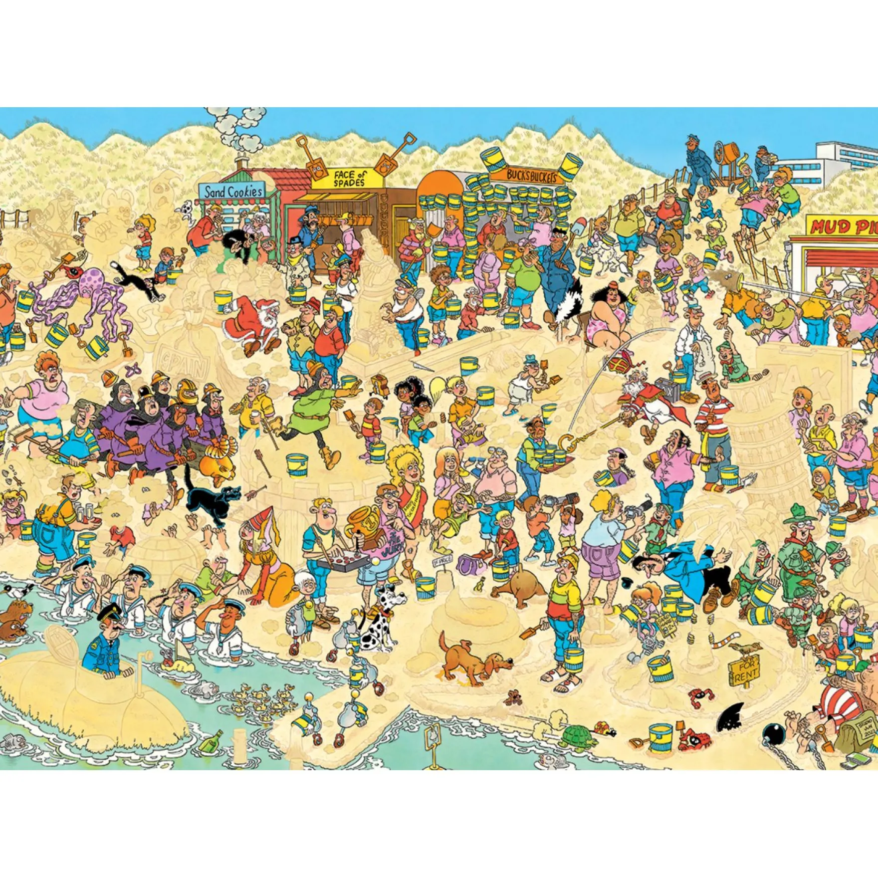 Puzzel Jan Van Haasteren Zandsculpturen 1000 Stukjes