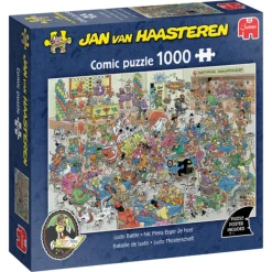 Puzzel Jan van Haasteren Nederlands kampioenschap  mens erger je niet 1000 stukjes