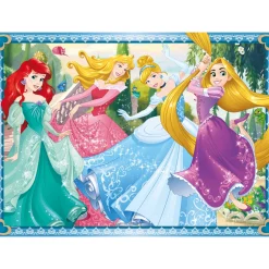 Puzzel Ravensburger Disney Princess 4 in1 100 stukjes