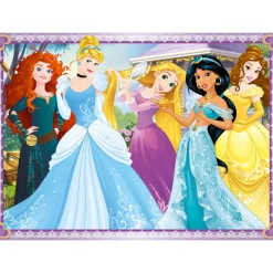 Puzzel Ravensburger Disney Princess 4 in1 100 stukjes