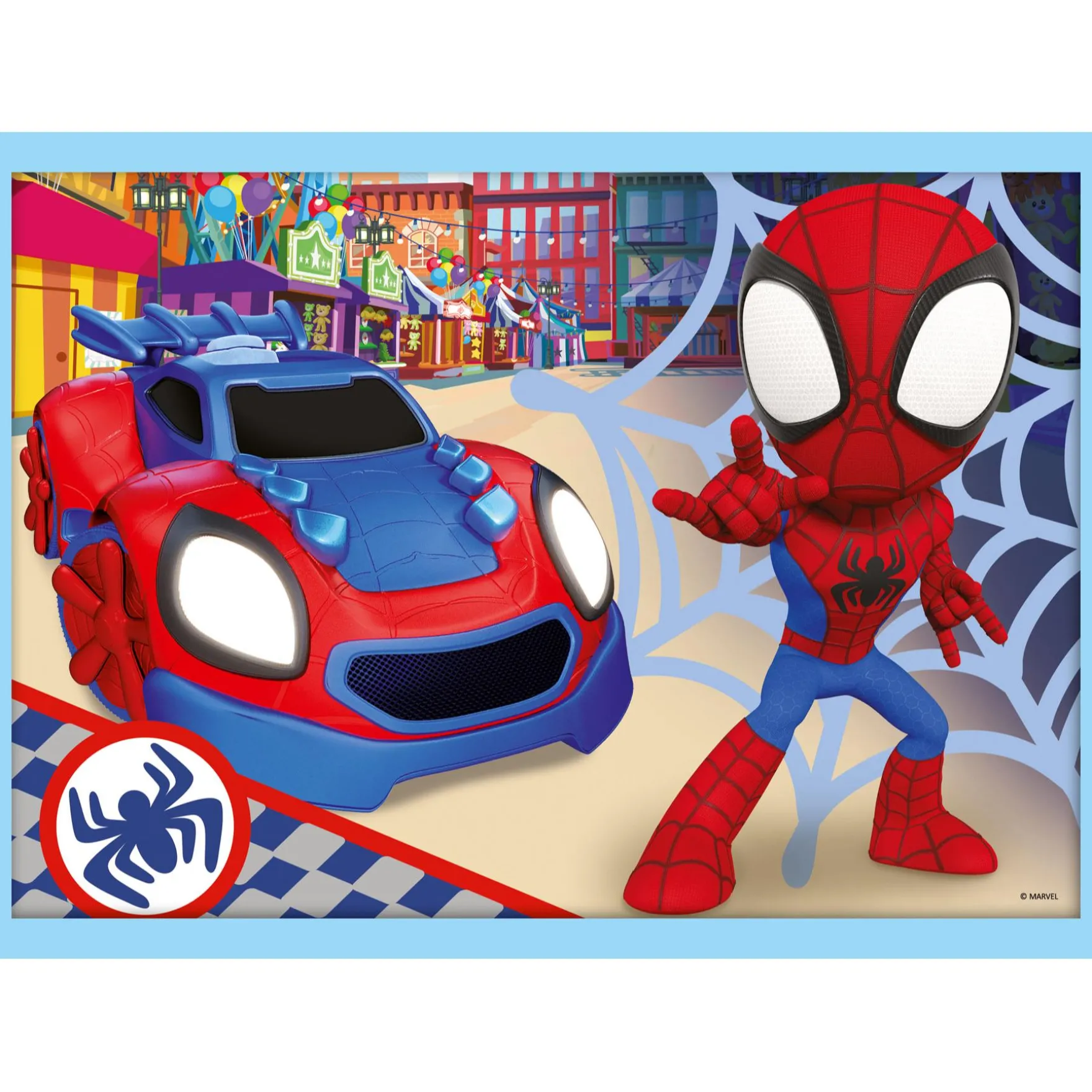 Puzzel Spidey and Friends 4 in 1