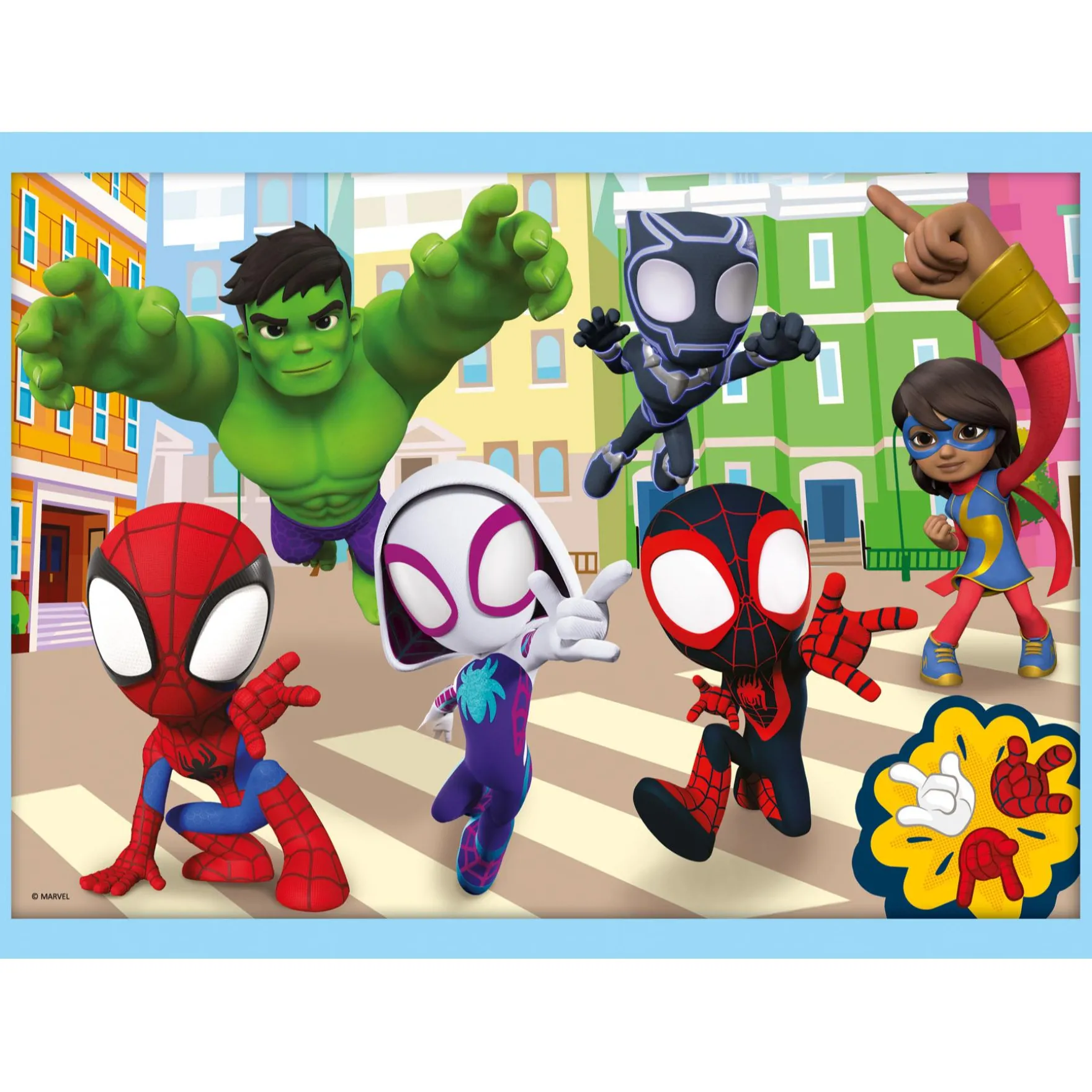 Puzzel Spidey and Friends 4 in 1