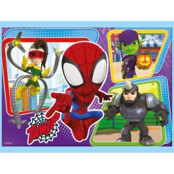 Puzzel Spidey and Friends 4 in 1