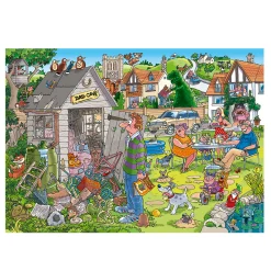 Puzzel Wasgij 28 Mancave Van Pa! 1000 stukjes