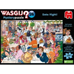 Puzzel Wasgij Retro Mystery 26 date night 1000 stukjes
