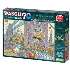Puzzel Wasgij Retro Mystery 8 laatste horde 1000 stukjes