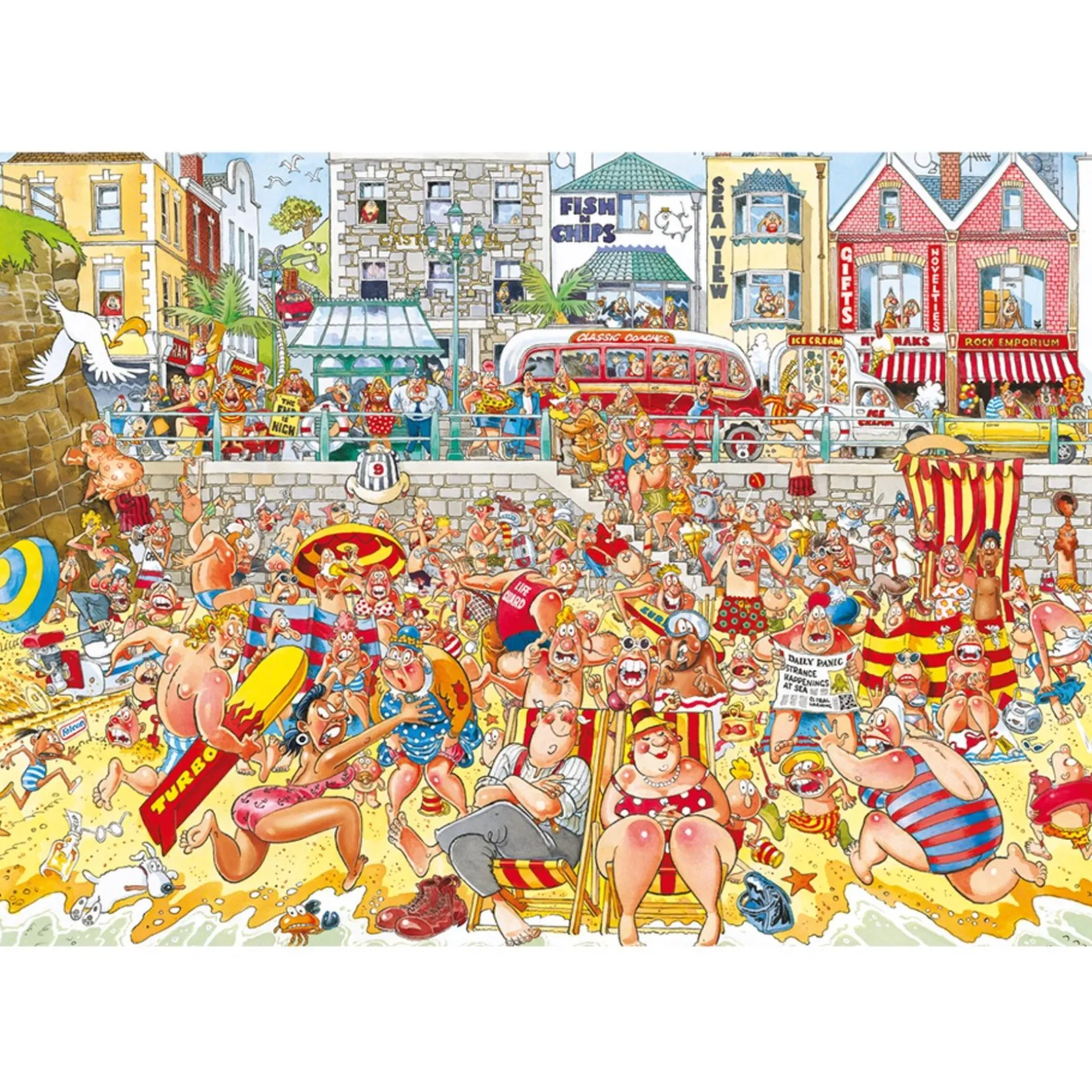 Puzzel Wasgij Retro origineel 8 vloed 1000 stukjes