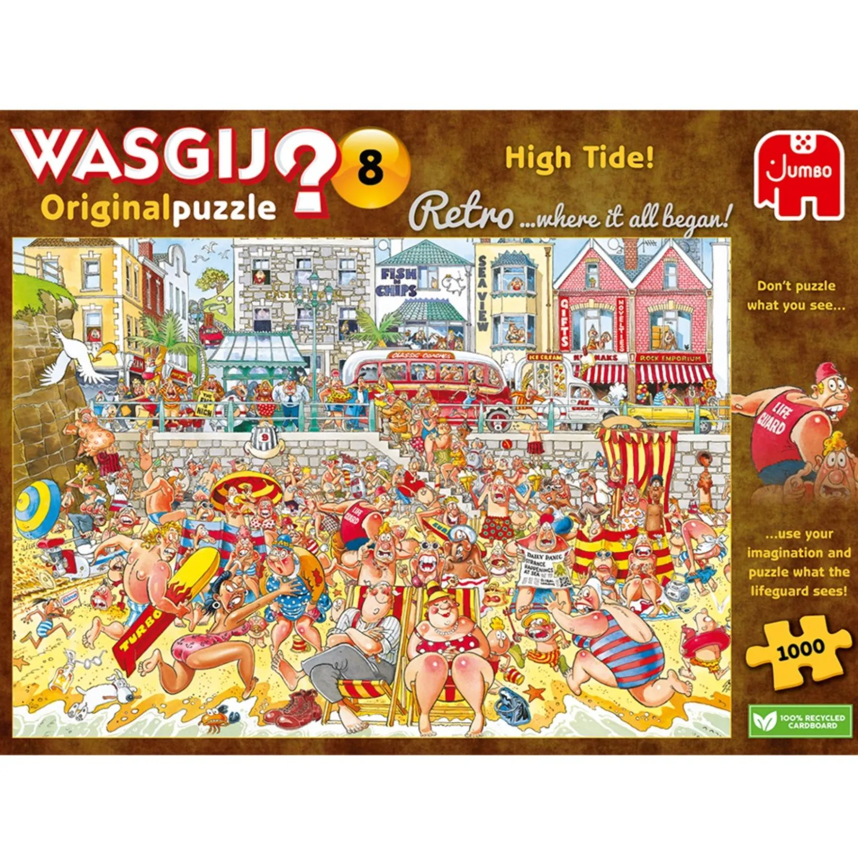 Puzzel Wasgij Retro origineel 8 vloed 1000 stukjes