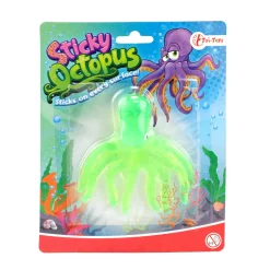 Raamkruiper Sticky octopus 4 assorti
