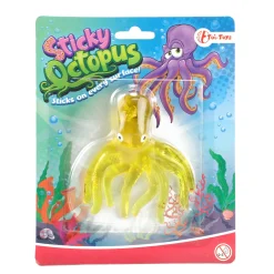 Raamkruiper Sticky octopus 4 assorti