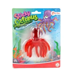 Raamkruiper Sticky octopus 4 assorti