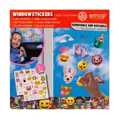 Raamstickers Emoij Assorti