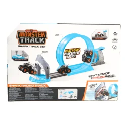 Racebaan haai met Diecast auto