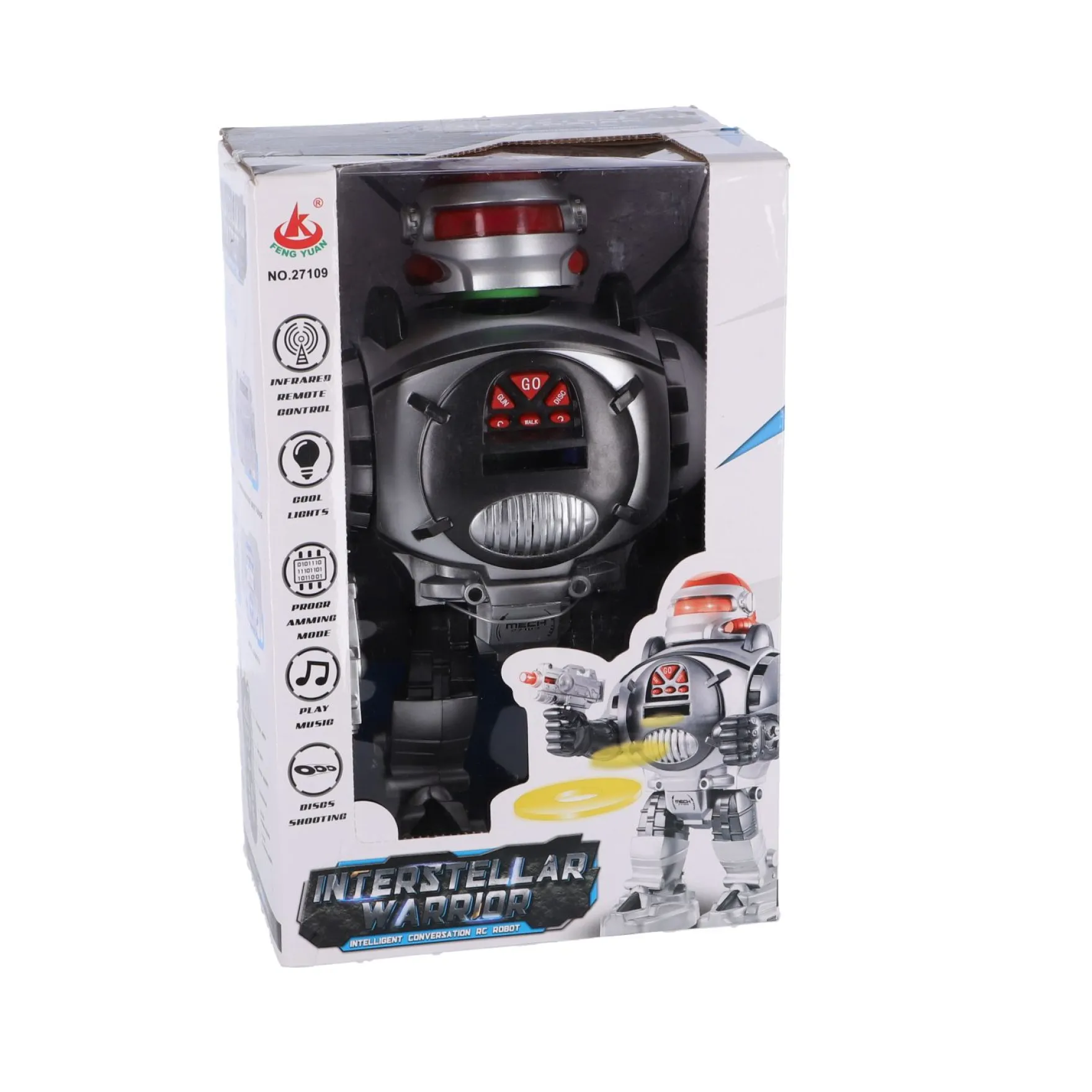 Radiografisch Bestuurbare Robot Interstellar Warrior Met Licht En Geluid 2 Assorti