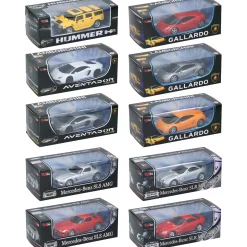 Radiografisch Bestuurbare Auto 10 Assorti 1:24