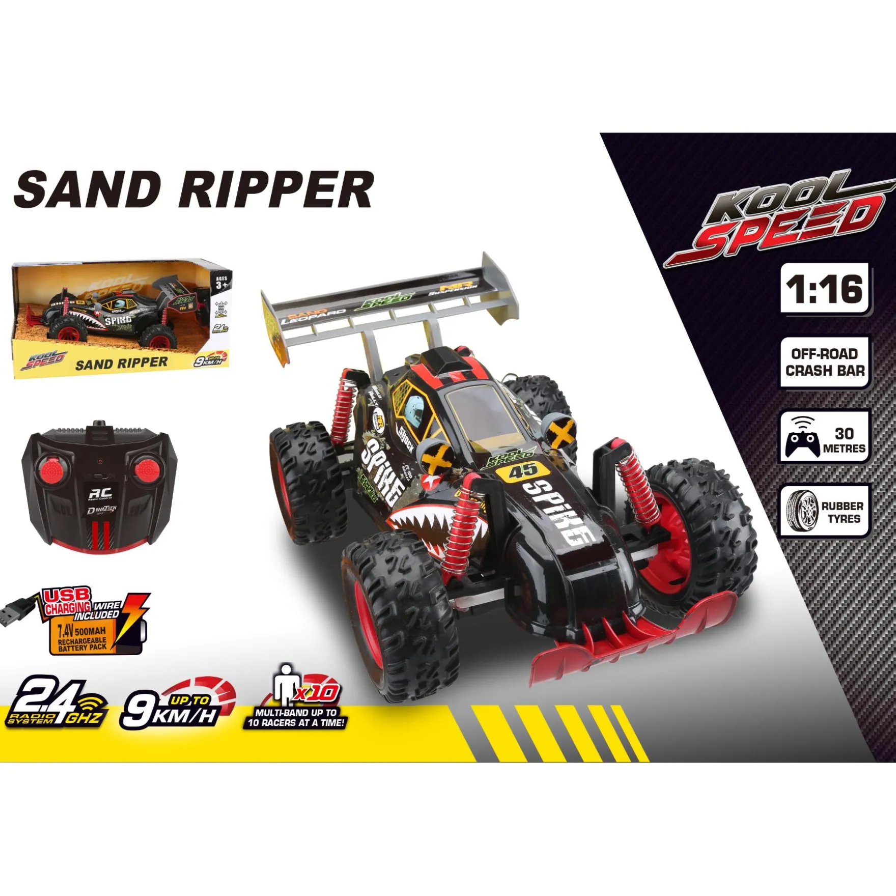 Radiografisch bestuurbare buggy 1:16 2.4g