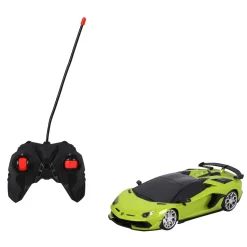 Radiografisch bestuurbare auto lamborghini 1:24 aventador svj roadster neon groen