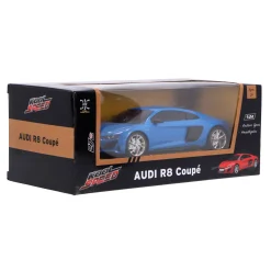 Radiografisch bestuurbare auto audi 1:24 r8 coupé  blauw